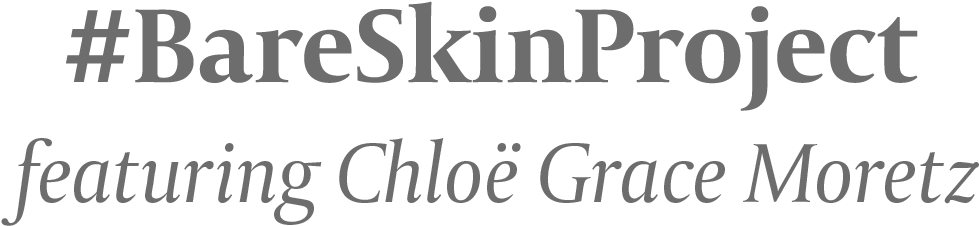 #bareskinproject Featuring Chloe Grace Moretz Clipart (1200x404), Png Download