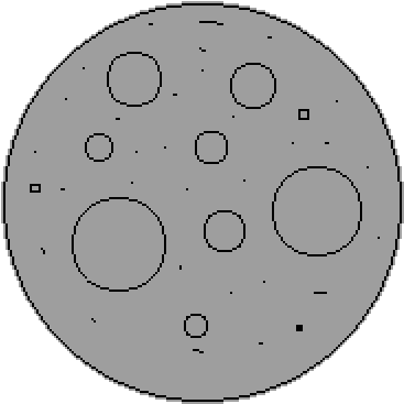 Moon Drawing - Circle Clipart (1000x1000), Png Download