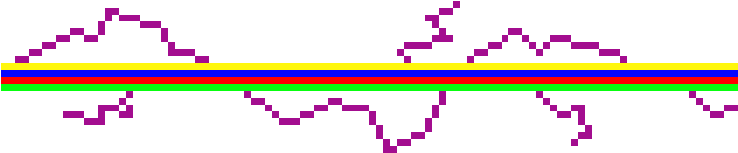 Rainbow Laser Beam Clipart (1060x370), Png Download