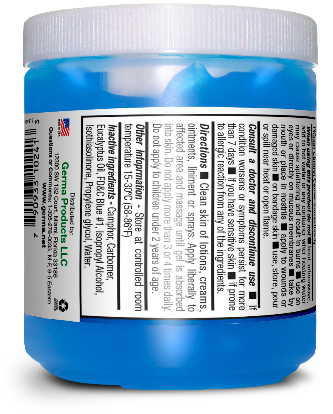 Germa® Hielo Del Artico - Hair Care Clipart (1800x1800), Png Download