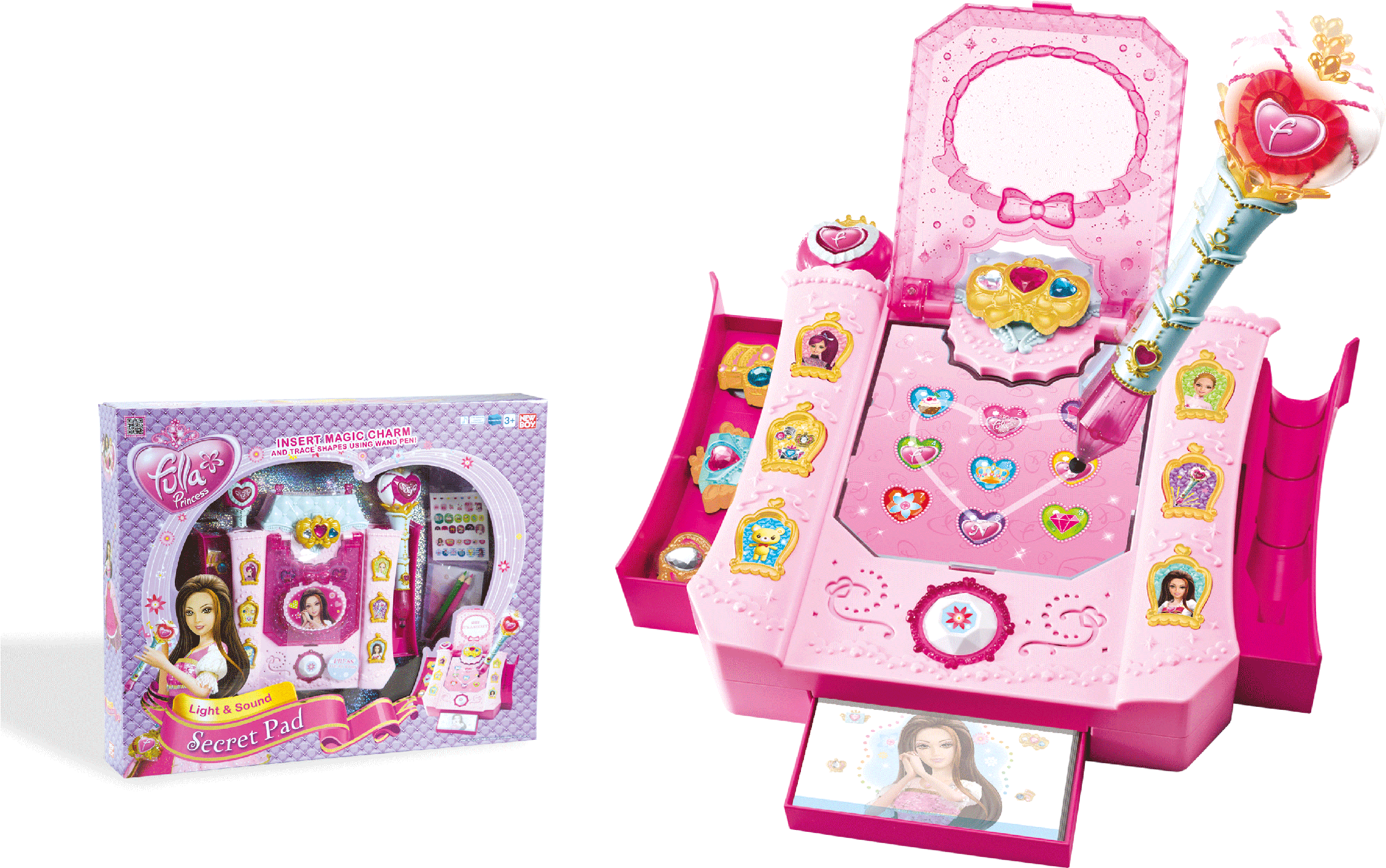 Fulla Princess Secret Pad , Png Download - Playset Clipart (2260x1416), Png Download