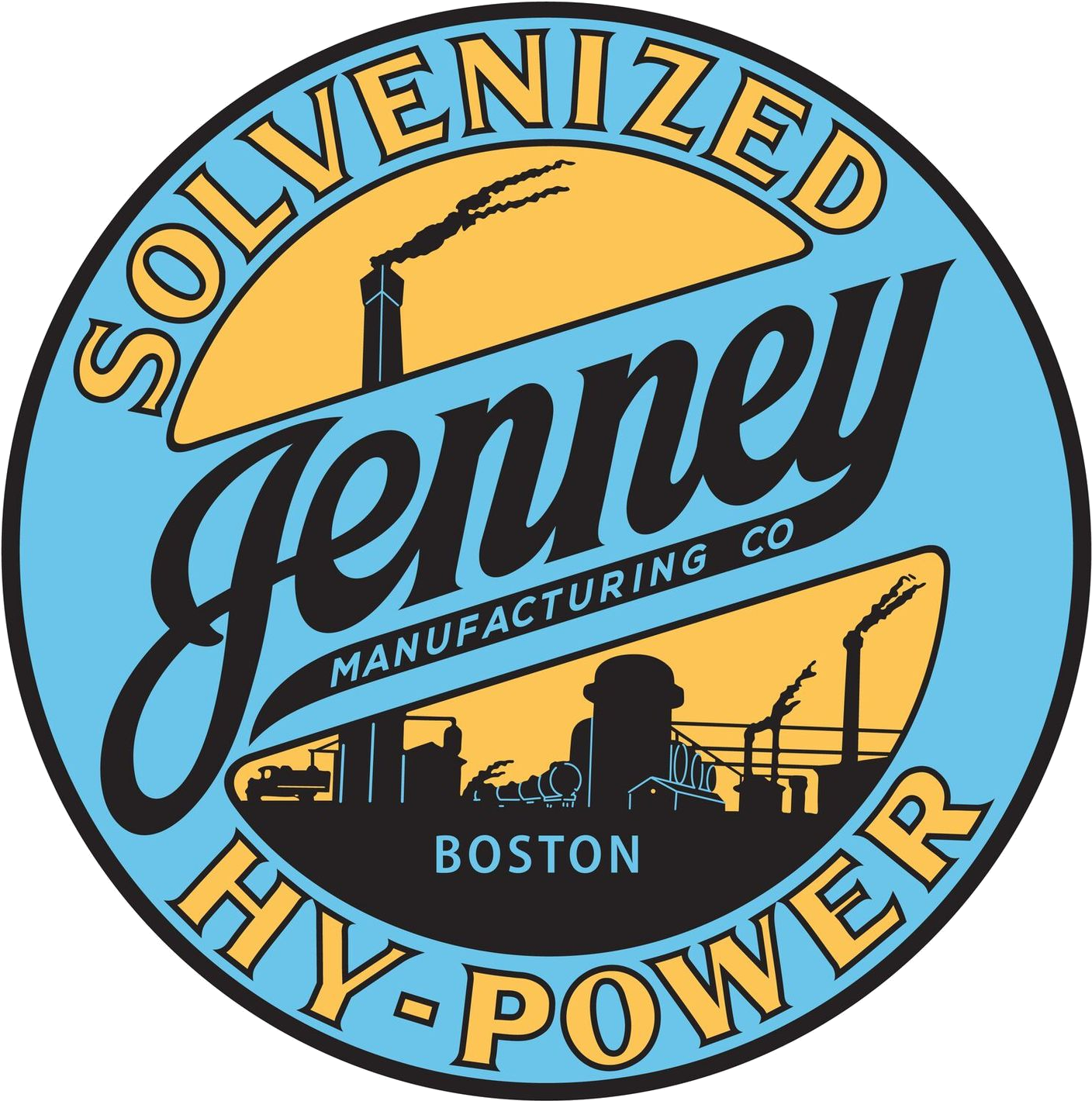 Jenney Manufacturing Sign 30" Diameter - Universidad De America Clipart (1455x1726), Png Download