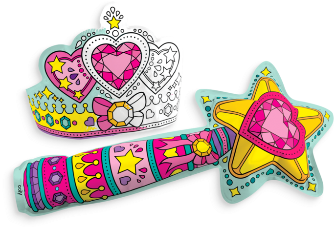 Tiara And Wand - Illustration Clipart (800x800), Png Download