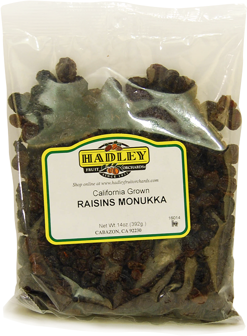 California Grown Raisins Monukka - Hadley Fruit Orchards Clipart (700x700), Png Download