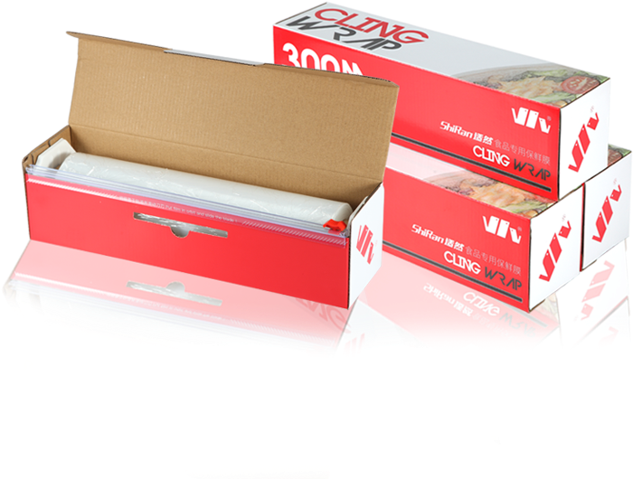 Appropriate Plastic Wrap Cutter Cutting Box Large Volume - Carton Clipart (800x800), Png Download