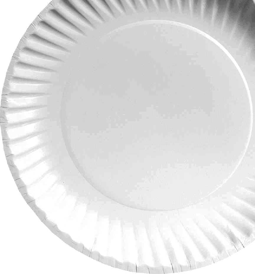 This Empty Plate Is Their - Circle Clipart (864x929), Png Download