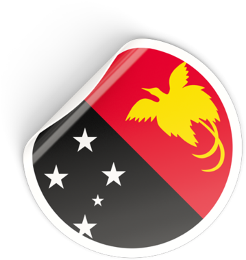 Papua New Guinea Flag Pin Clipart (640x480), Png Download