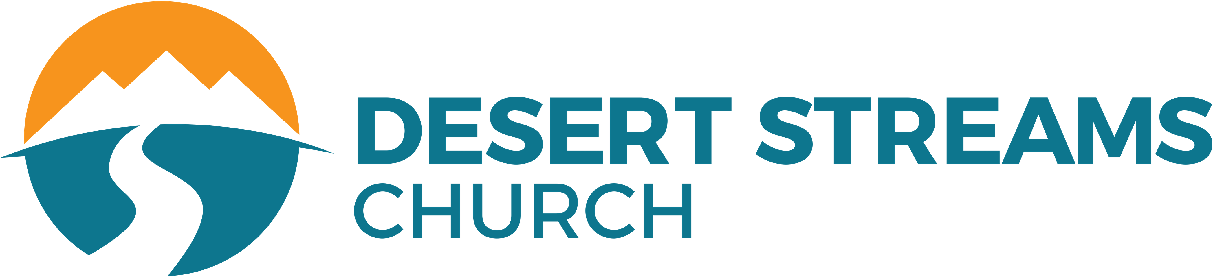 Let It Snow - Electric Blue Clipart (4416x1262), Png Download