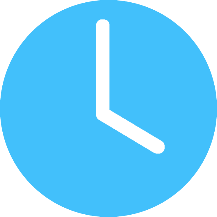 Contacts-clock - Circle Clipart (739x740), Png Download