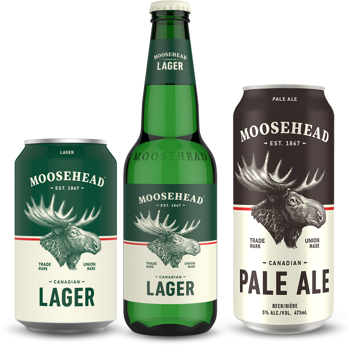 About The Brewery - Moosehead Canadian Pale Ale Clipart (1141x1200), Png Download