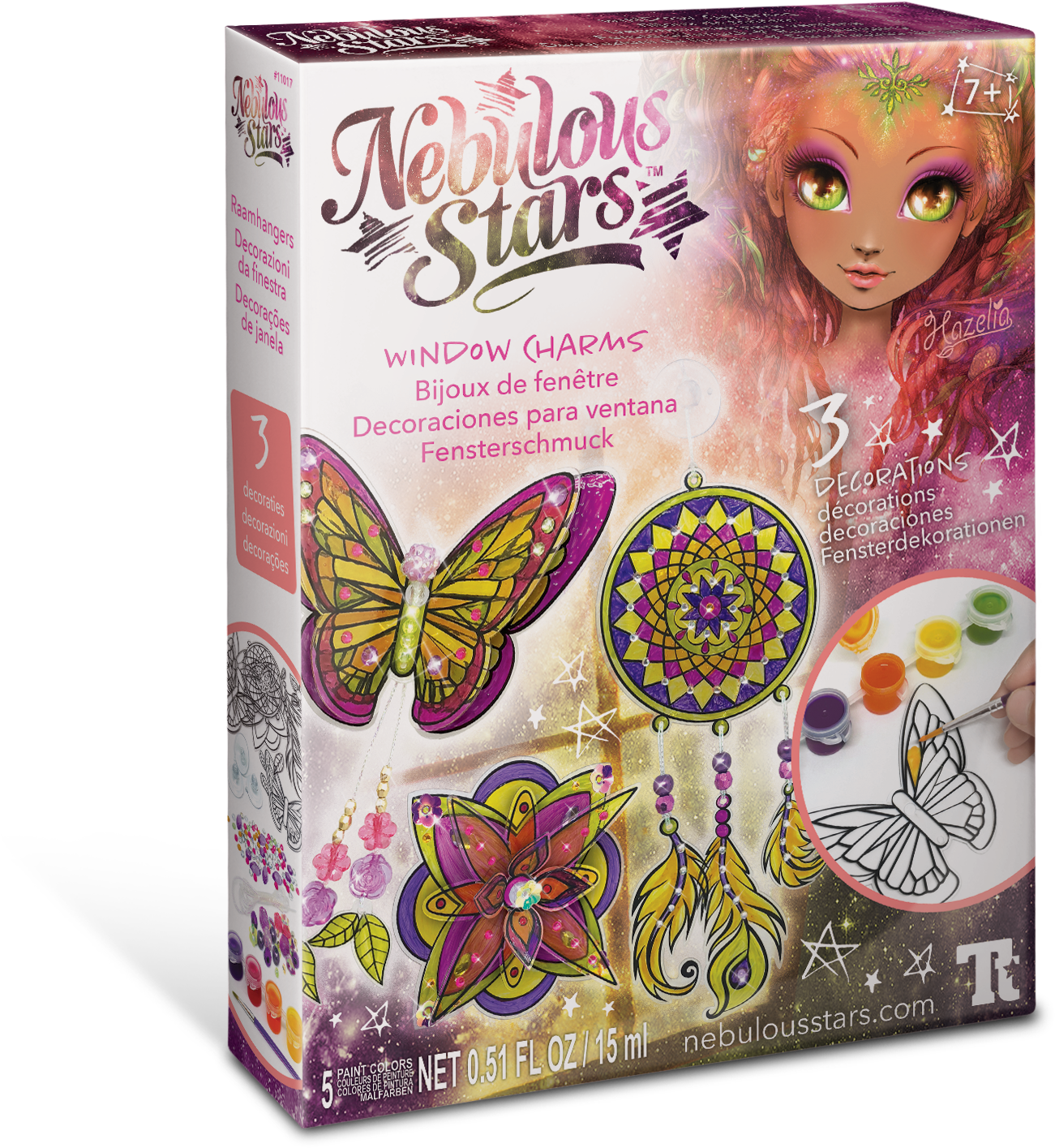 Nebulous Stars Window Charms Clipart (1592x1592), Png Download