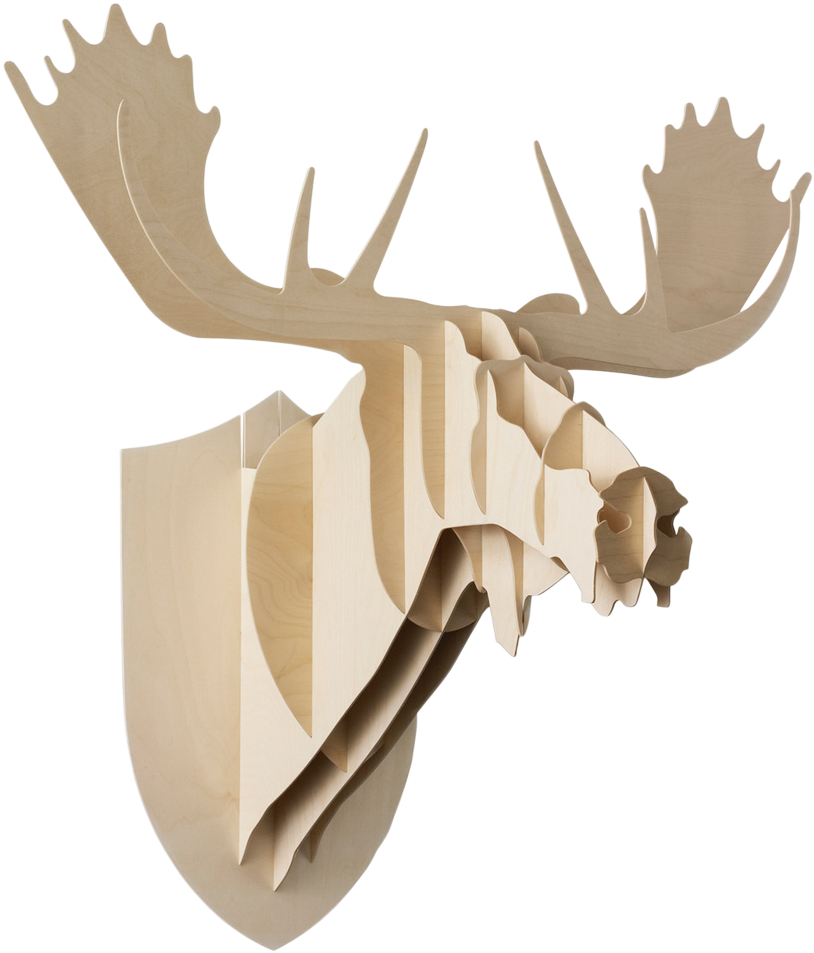 The Ethical Trophy - Moose Clipart (814x953), Png Download