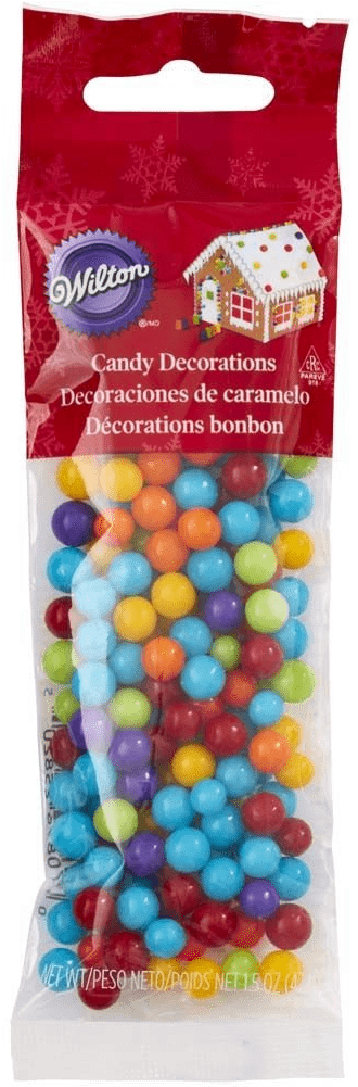 Gingerbread Candy Decorations Mini Jaw Breakers In - Chocolate Balls Clipart (1000x1000), Png Download