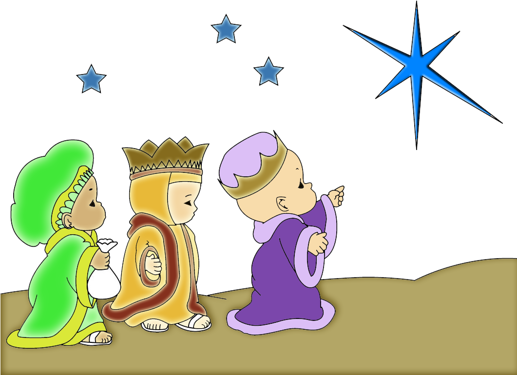 - Stickers De Los Reyes Magos , Png Download - Imagenes De Santos Reyes Clipart (1061x770), Png Download