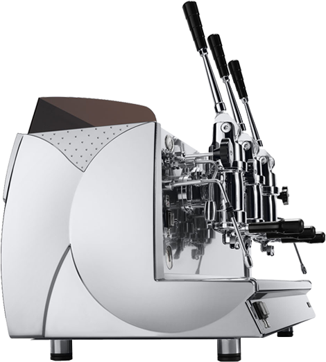 Vela Vintage Semi-automatic, Lever Operated \ - Wega Coffee Machine Vintage Clipart (677x563), Png Download