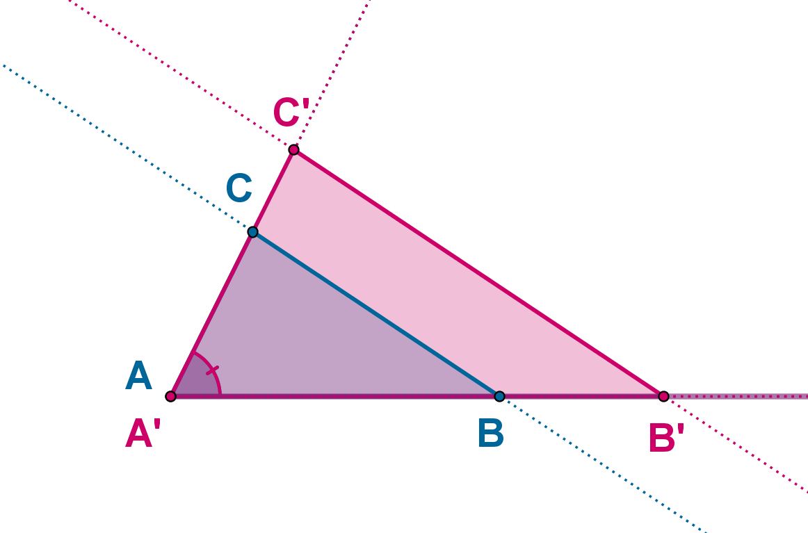 Como Sucede Con El Resto De Los Polígonos, Si Dos Triángulos - Triangle Clipart (1162x767), Png Download