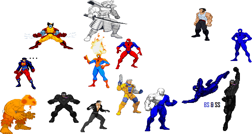 Page 2 Bsampss2 Zpsd0d5619e - Cable Marvel Vs Capcom Clipart (833x444), Png Download