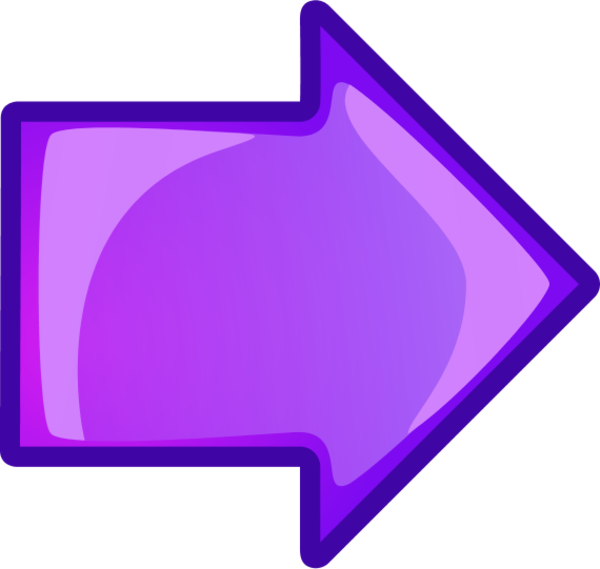 Image Of Right Arrow Clipartoons Ⓒ - Purple Arrow Clipart Png Transparent Png (600x569), Png Download