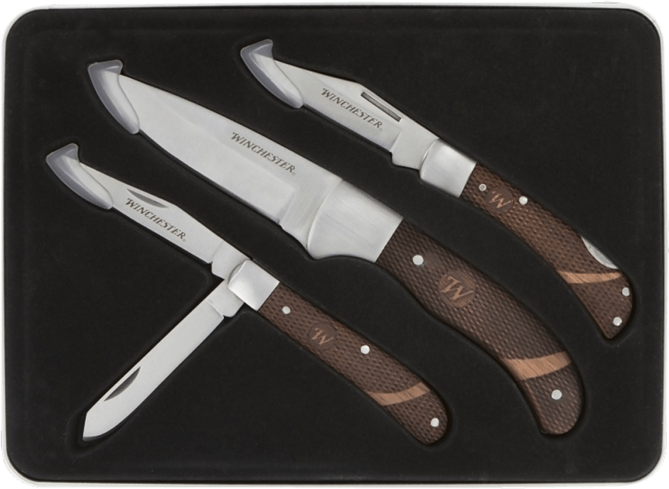 Winchester Rosewood Pocket Knife Set - Knife Clipart (1000x1000), Png Download