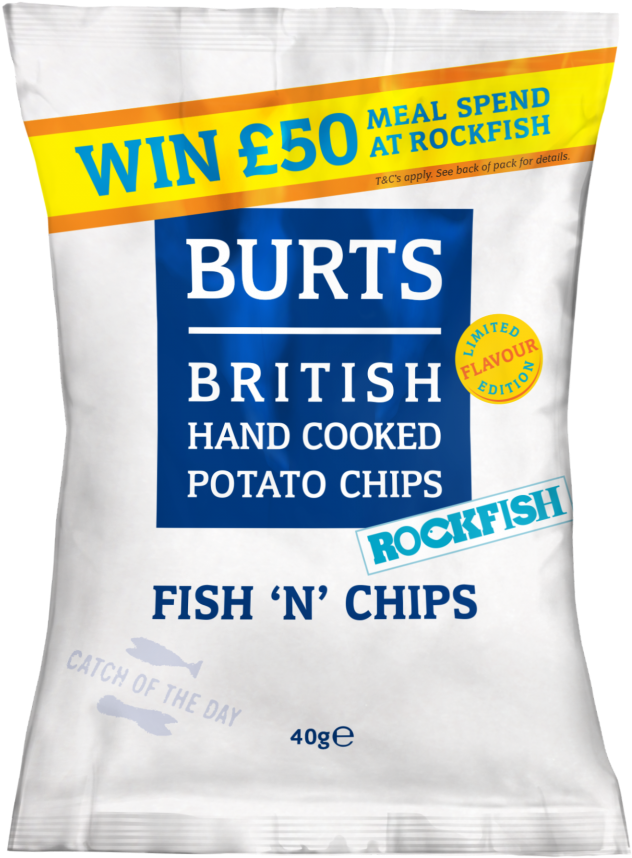 Burts Chips Potatoes Gets The Stamp Of Approval From - Burts Clipart (632x858), Png Download