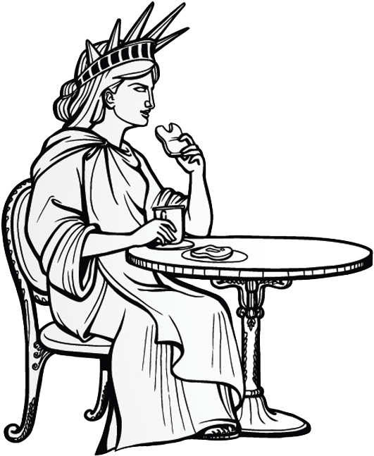 Picture Freeuse Library Of Liberty Illustration To - Statue Of Liberty .ai Clipart (650x771), Png Download