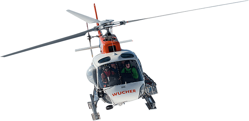 Heliskiing Am Arlberg - Wucher Helicopter Clipart (1280x538), Png Download