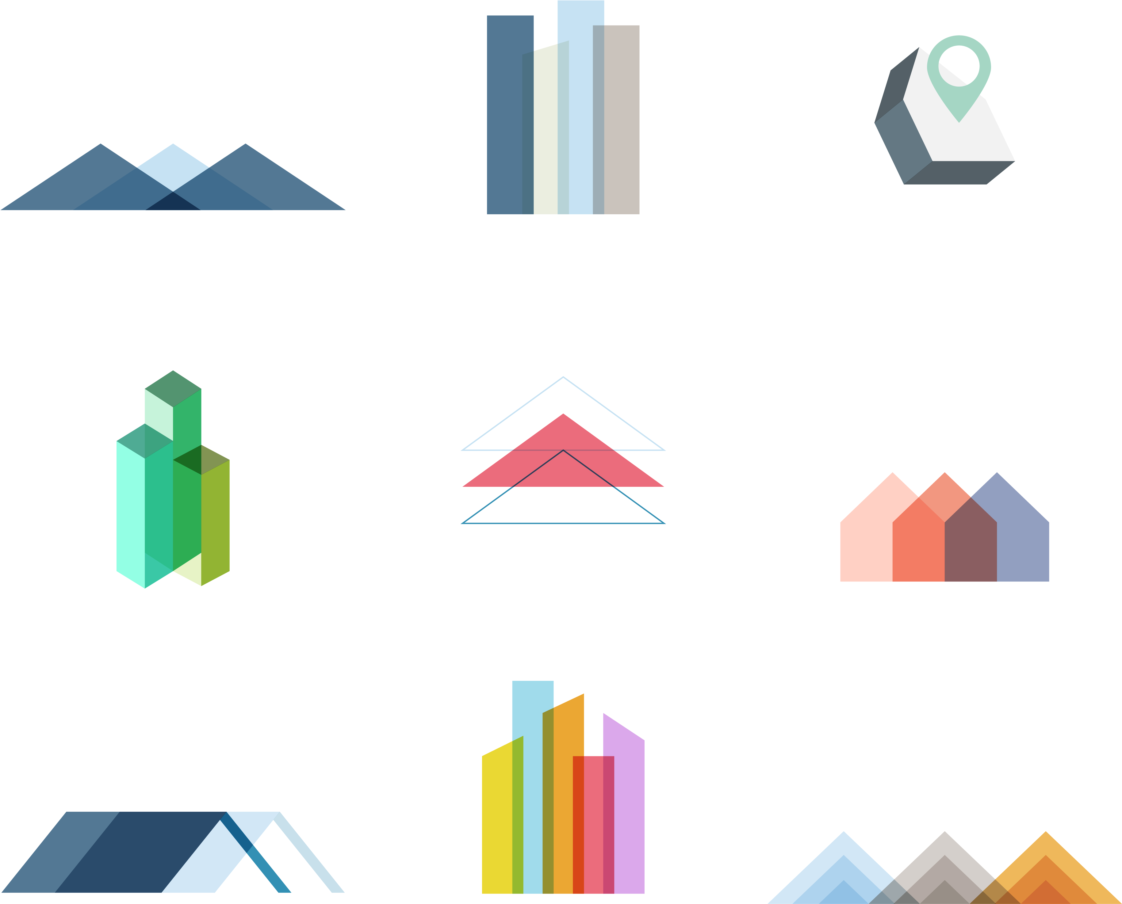 Logos For Architectural Company Clipart (3659x2949), Png Download