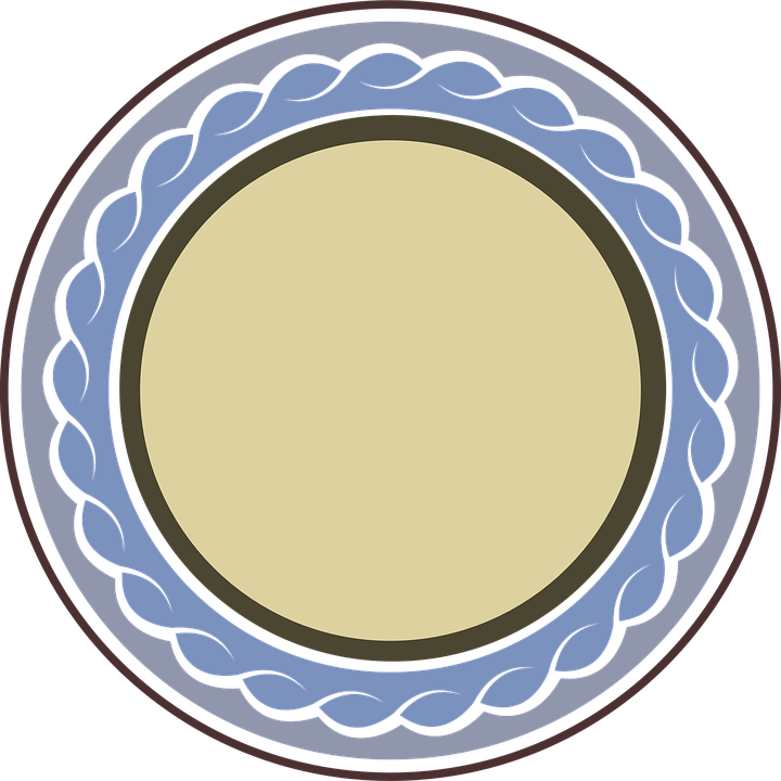 Vintage, Tag, Template, Retro, Scalloped, Stationery - Portable Network Graphics Clipart (720x720), Png Download
