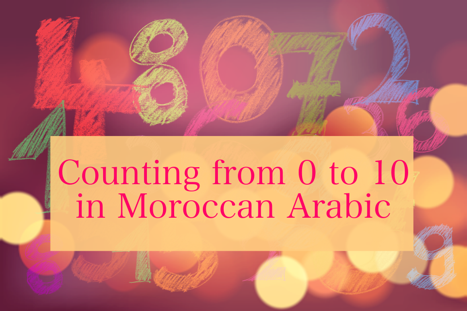 Counting From 0 To 10 In Moroccan Arabic - Decoration Clipart (960x640), Png Download
