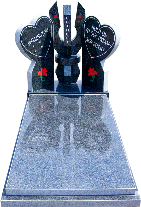 Granite Newcastle Marble Kitchen Top - Headstone Clipart (1261x945), Png Download