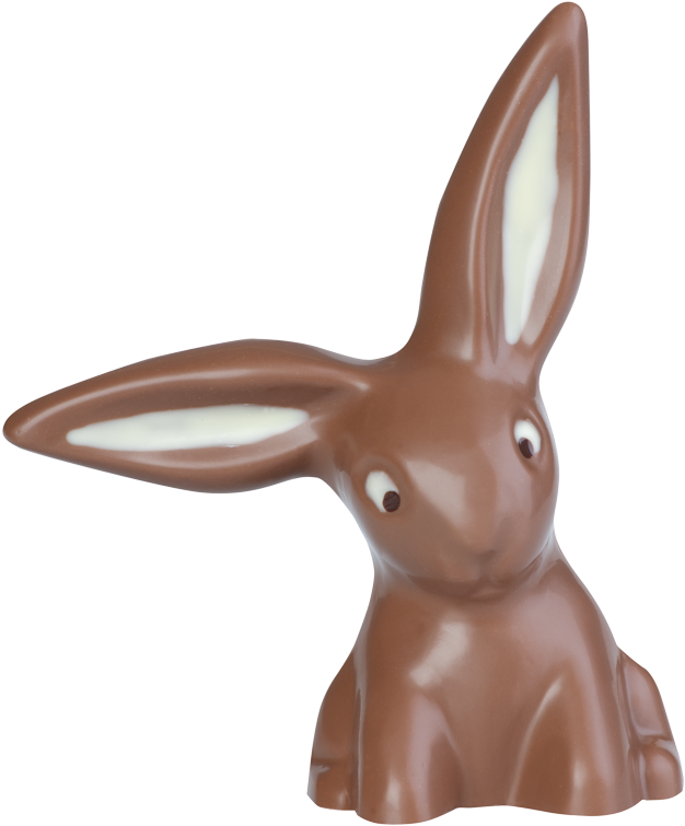 Rabbit With Hanging Ears - Schokohase Png Clipart (800x800), Png Download