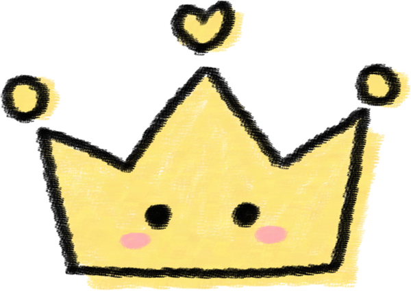 #crown #handpainted #colorsplash #cute #cartoon #watercolor Clipart (600x424), Png Download