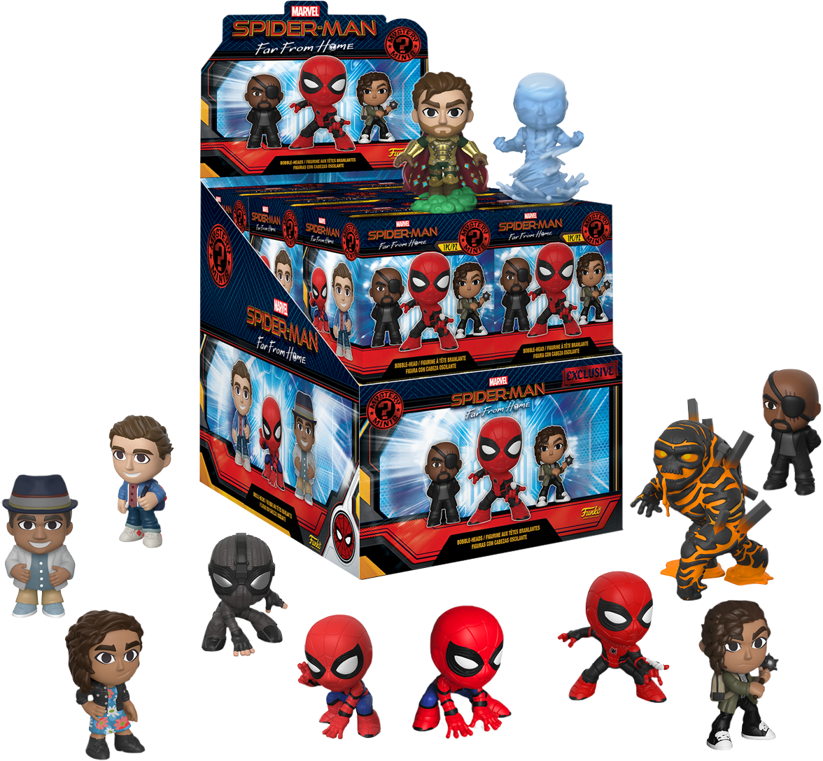Funko Spider Man Far From Home Clipart (1176x1088), Png Download