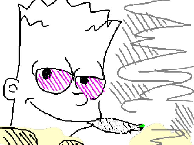 Drawn Cannabis Blunt - Blunt Clipart (640x480), Png Download