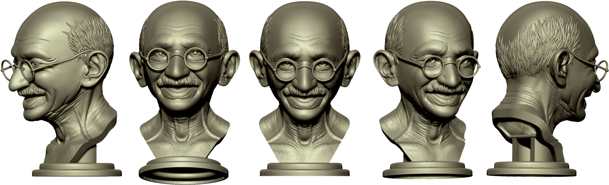 Bust Clipart (2041x661), Png Download