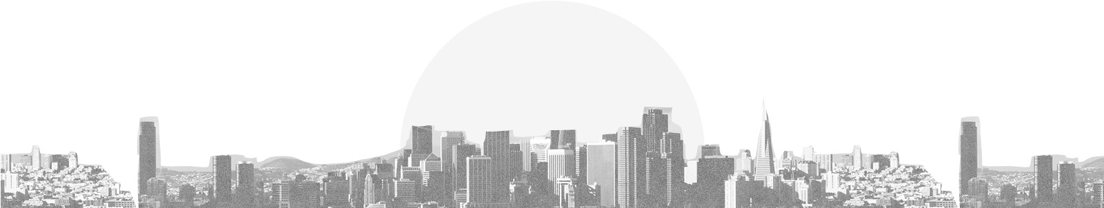 X - Skyline Clipart (1600x470), Png Download