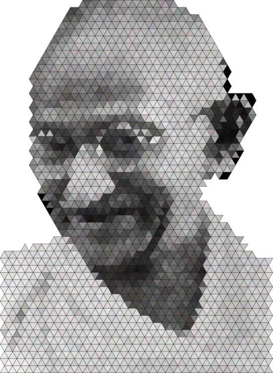 October 2 Gandhi Jayanti India January 30 Father Of Clipart (550x750), Png Download