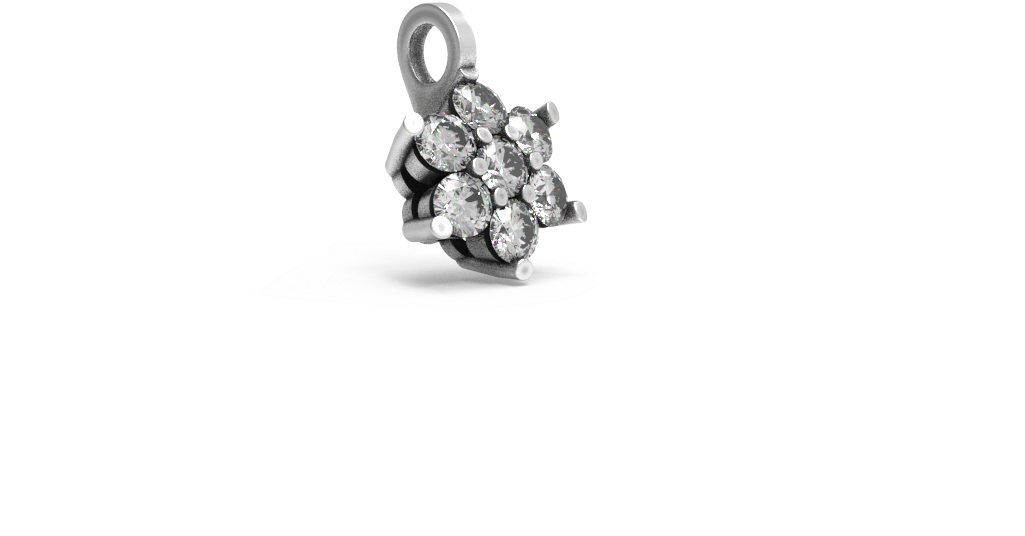 Barrel Pendant Jewelry Cad Model - Engagement Ring Clipart (1024x686), Png Download