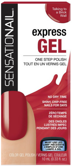 Express Gel Nail Polish Talking To A Brick - Sensationail Cant Hear Myself Pink Clipart (600x600), Png Download