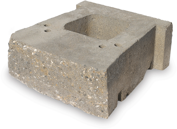 4" Medium Unit - Concrete Clipart (800x702), Png Download