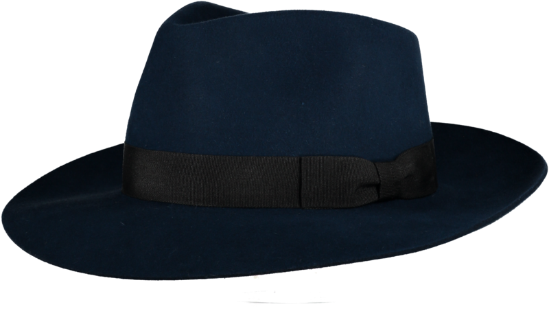 Ha Fur Felt Hat Black Clipart (800x450), Png Download