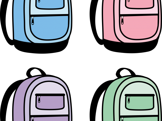 Backpack Clipart Travel Backpack - Backpack Clipart - Png Download (640x480), Png Download