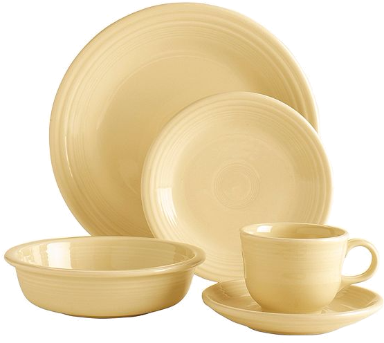 Ivory 5 Piece Place Setting - Bowl Clipart (606x576), Png Download
