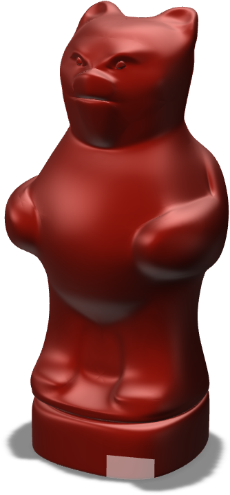 Angry Bear - Sculpture Clipart (1024x768), Png Download