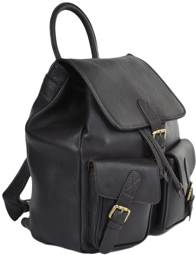 Leather Backpack Png Image - Shoulder Bag Clipart (1000x1000), Png Download