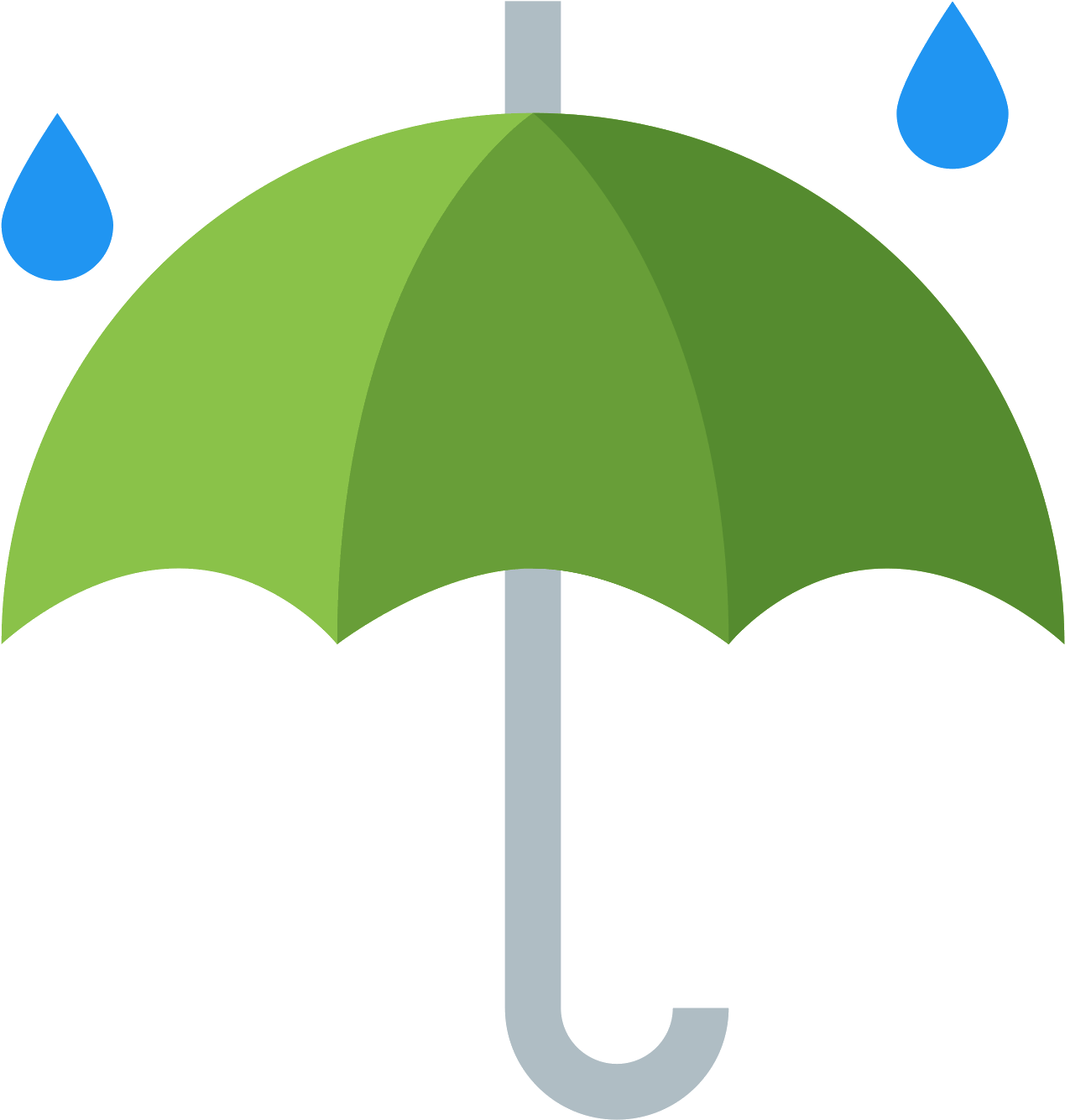 Clima Lluvioso Icon - Umbrella Clipart (1269x1335), Png Download