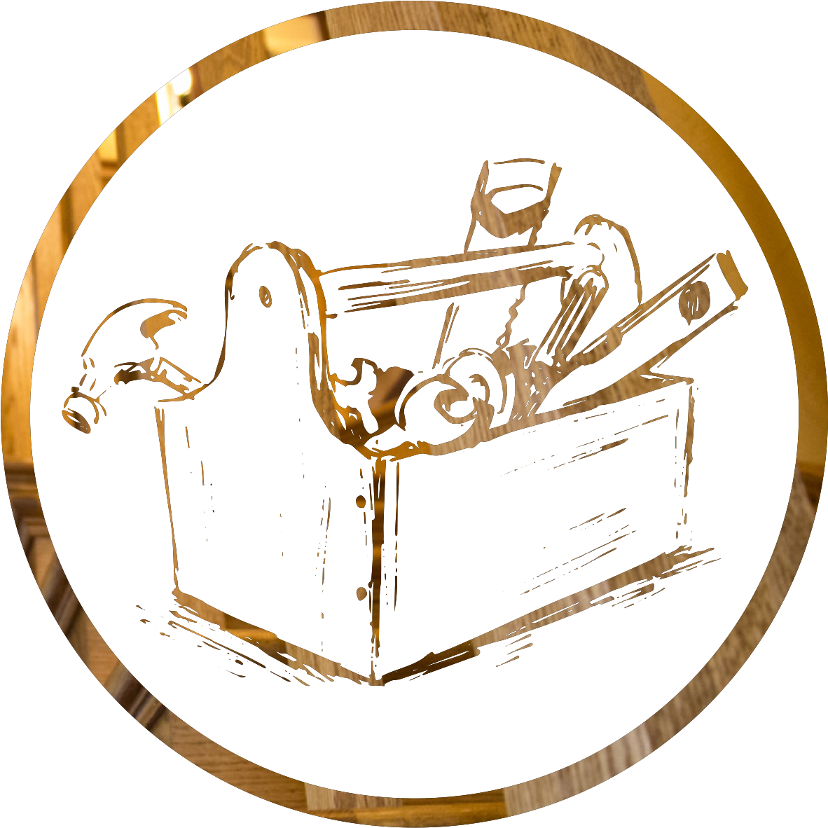 Unmatched Craftsmanship - Toolbox Sketch Clipart (1200x1200), Png Download