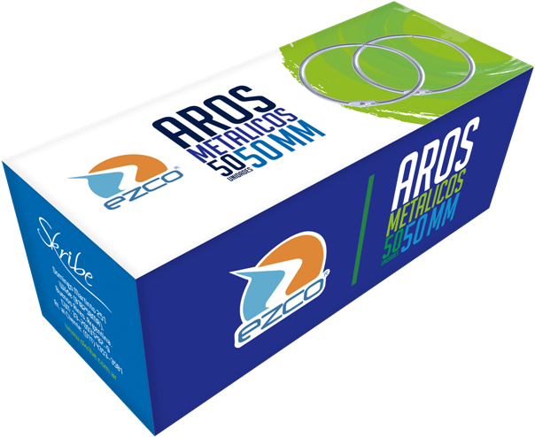 Aros Metalicos Ezco Para Carpetas 50 Mm X 50 Unid - File Folder Clipart (722x600), Png Download