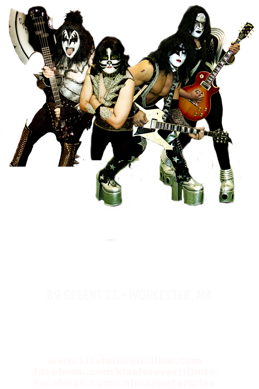 Kiss Band Png - Kiss Band Transparent Png Clipart (1024x1556), Png Download