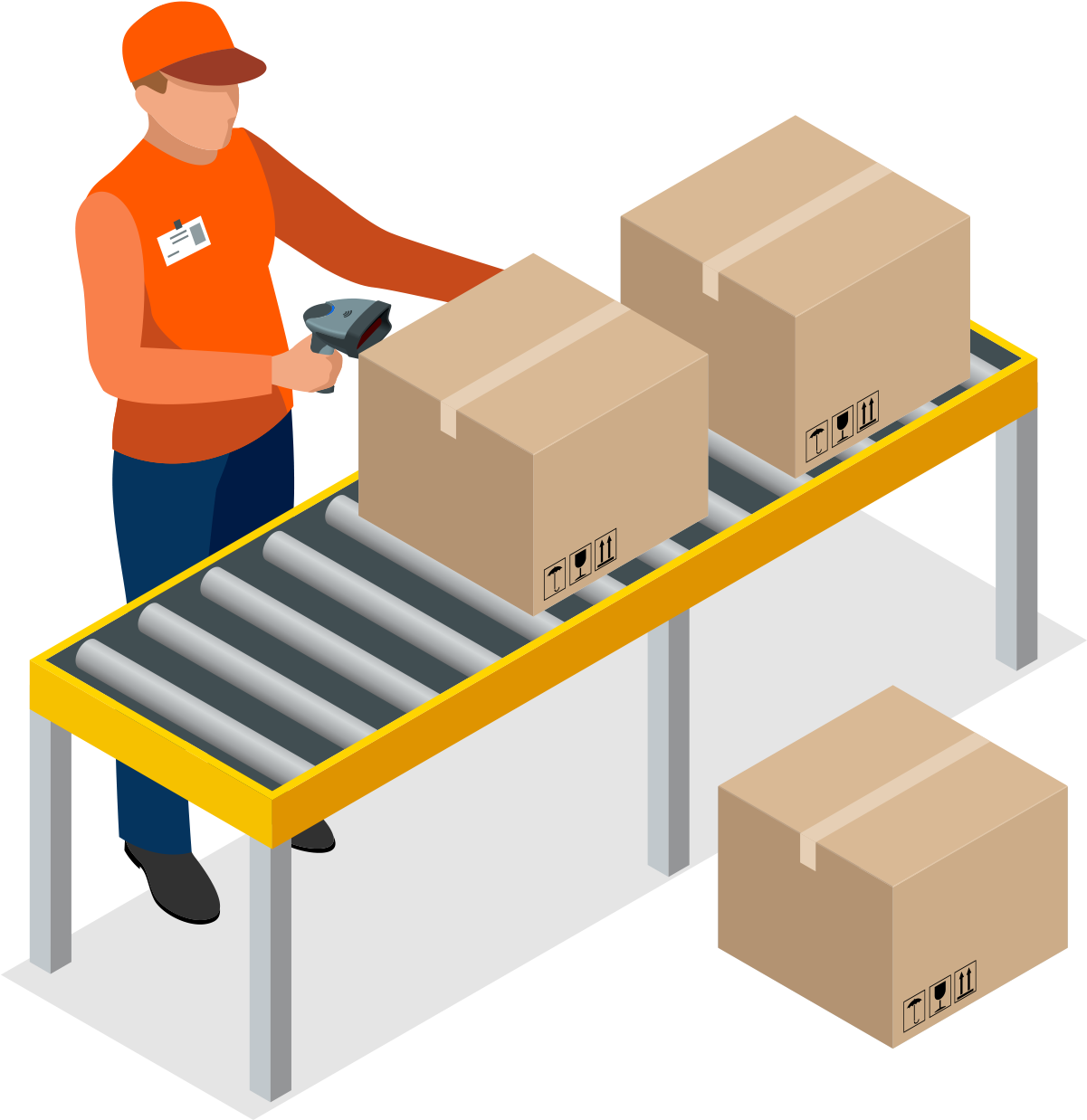 Fulfilment Icon - Fulfilment Center Icon Clipart (1200x1244), Png Download